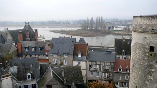 Overlooking Amboise and Loire River