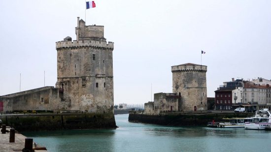 Port towers in La Rochelle